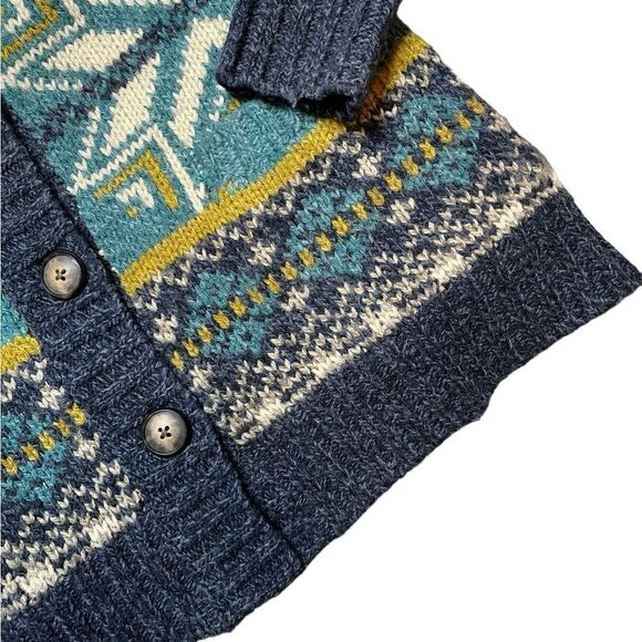 ROYAL ROBBINS Fair Isle Cardigan Sweater Size Small - Picture 6 of 7